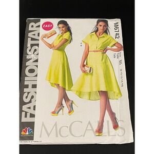 00328 - McCall's M6742 Misses Dress Sewing Pattern SZB5 (6-14) Fashion Star Easy